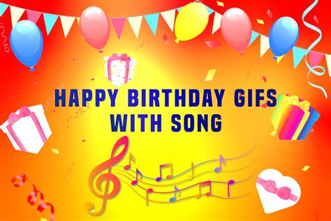 happy birthday gif with music|Musical Happy Birthday GIFs